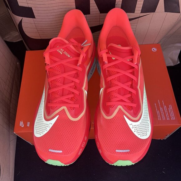NEW Nike Zoom Fly 6 FN8454-601 Bright Crimson Orange Lime  Mint Men Size 12 main image 6